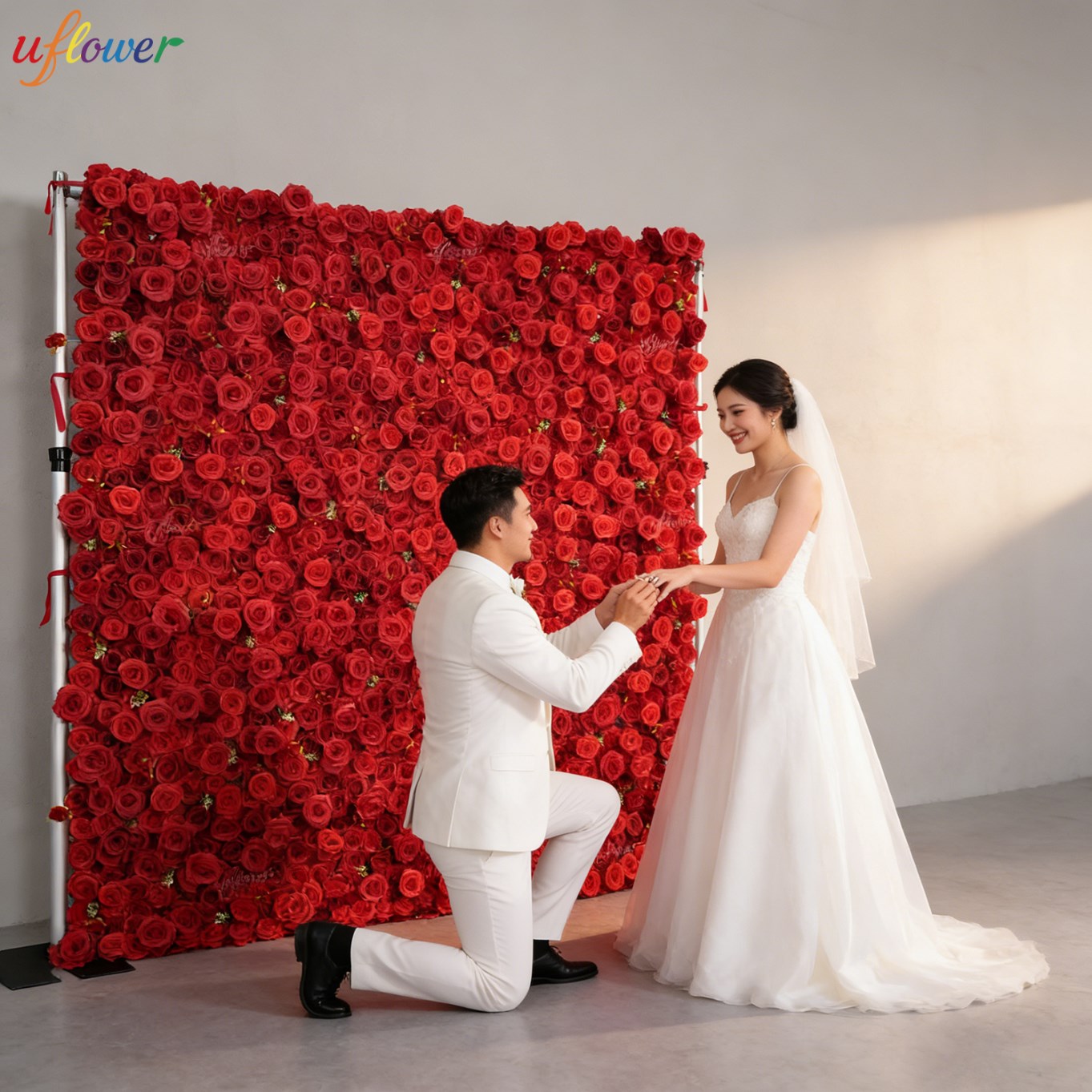 Uflower Kırmızı Gül Yapay Çiçe - Flower Wall Panel incelemesi ve fiyatı