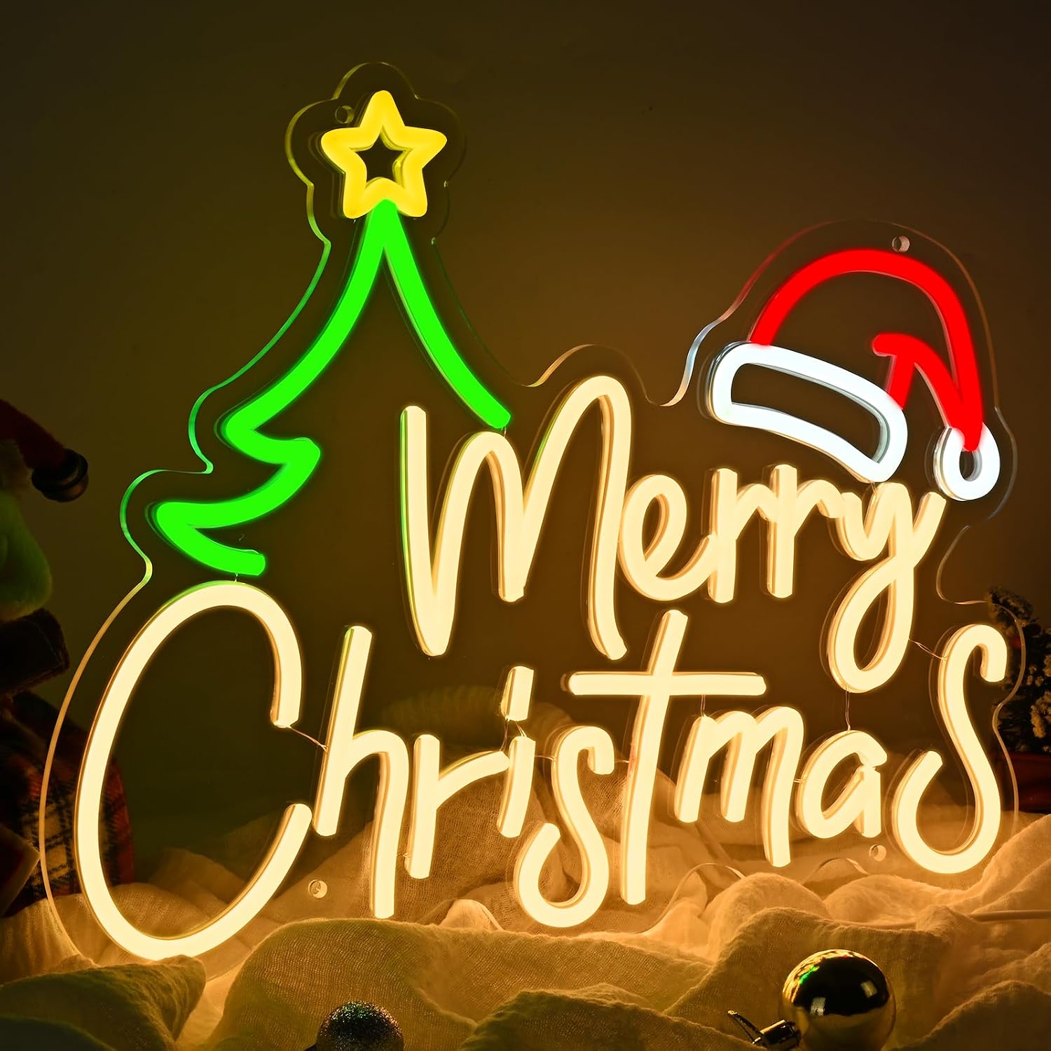 Noel Temalı Neon Tabelası, USB - Neon Sign Party incelemesi ve fiyatı