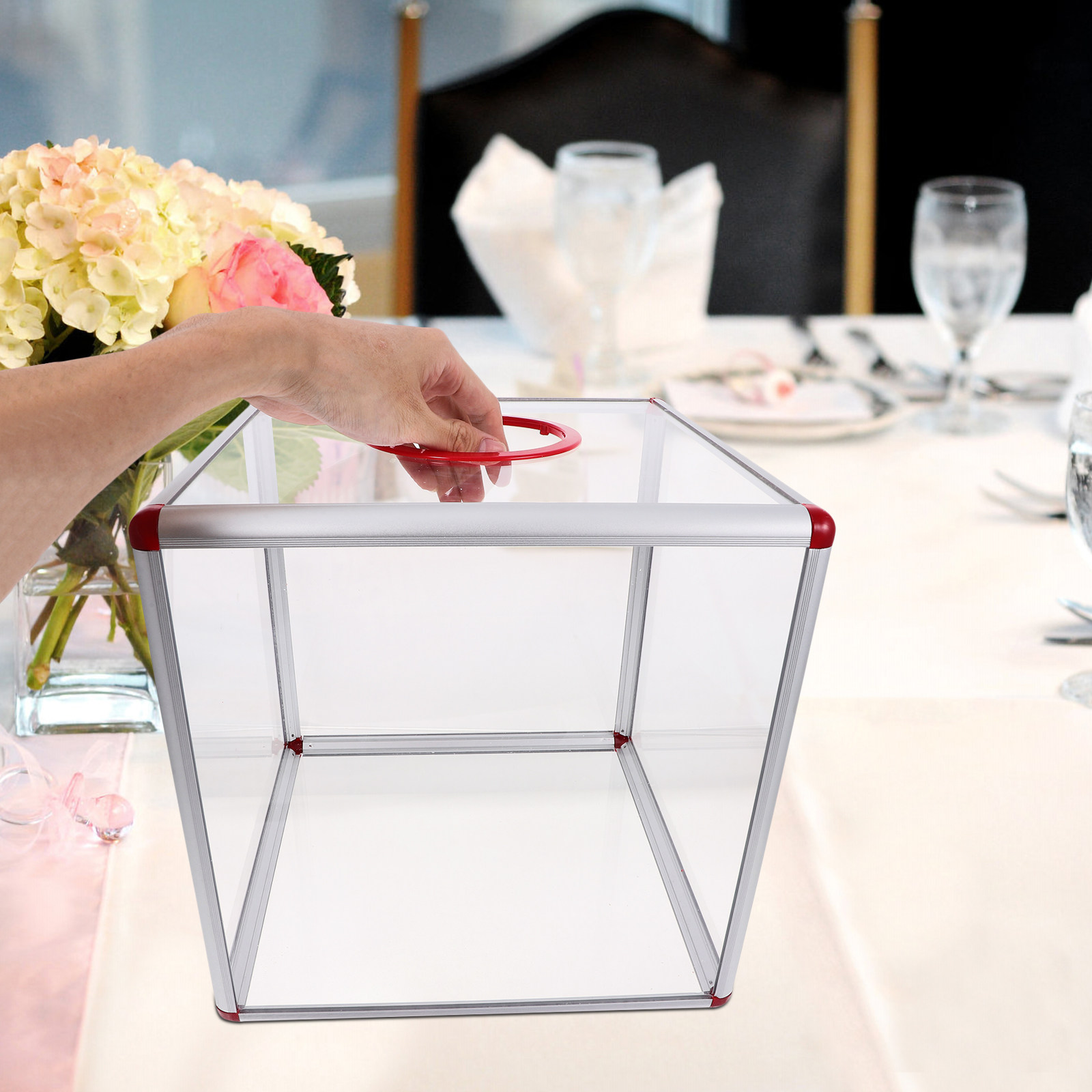 Büyük, Şeffaf Akrilik Çekiliş  - Event Party Box incelemesi ve fiyatı
