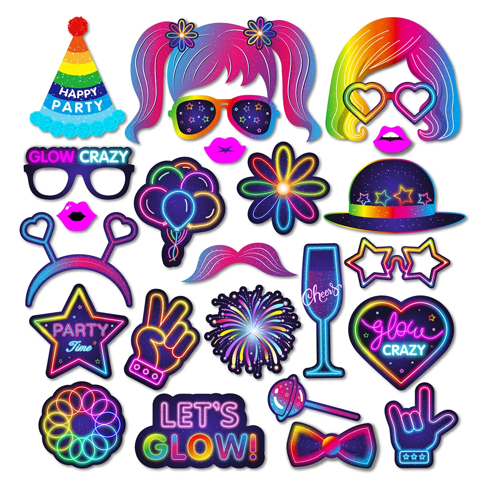 Glow Neon Glow için parti foto - Let'S Party Event Supply incelemesi ve fiyatı