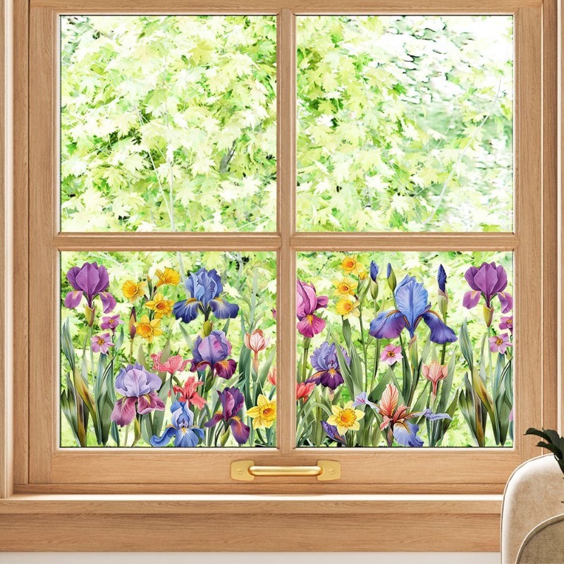 Renkli Güzel Iris Çiçek duvar  - Flower Wall Panel incelemesi ve fiyatı