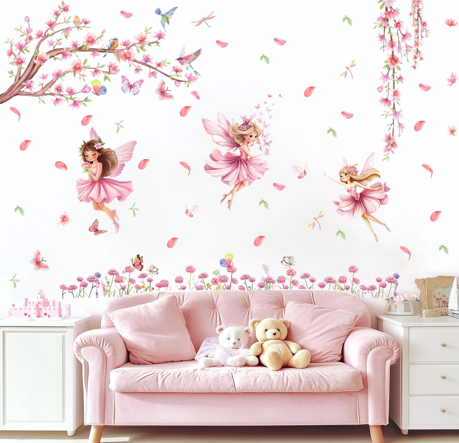 Pembe Kelebek Ağacı Peri Çiçek - Flower Wall Panel incelemesi ve fiyatı