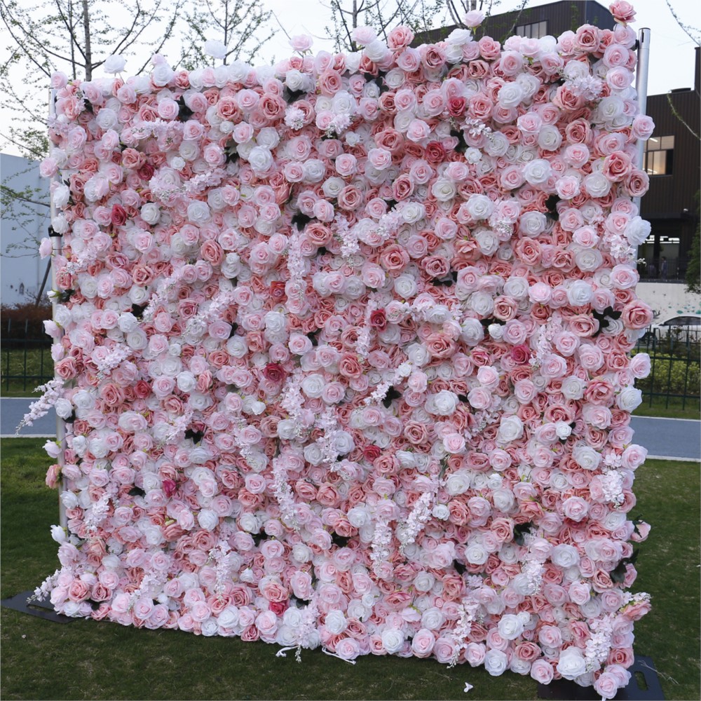 Uflower 5D Pembe Beyaz Gül Kum - Flower Wall Panel incelemesi ve fiyatı