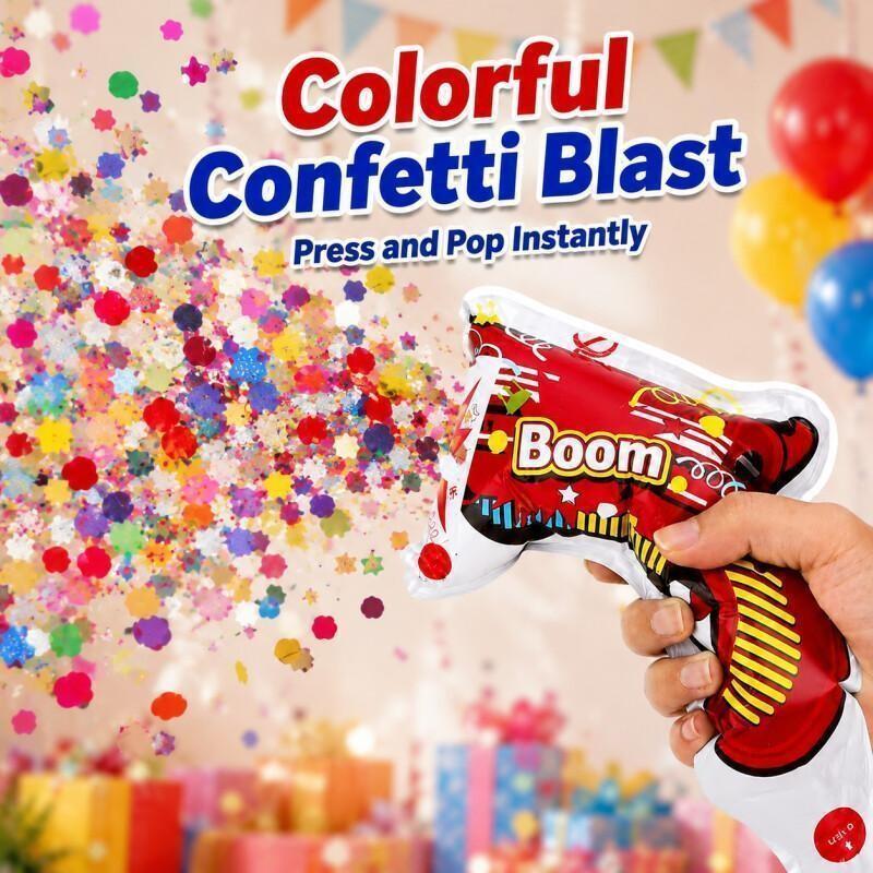 10 adet parti popper balon tab - Confetti Cannon Tube incelemesi ve fiyatı