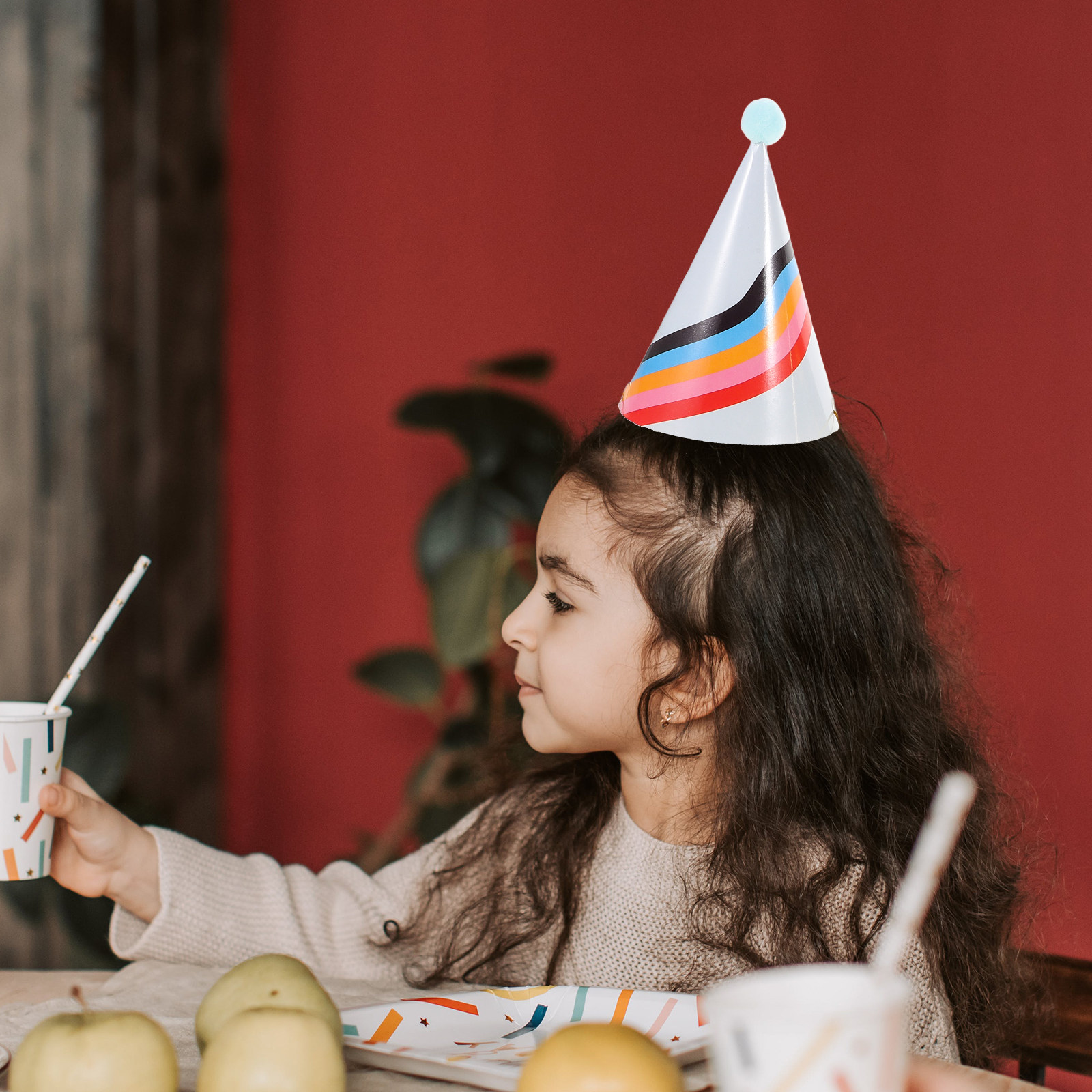 3 Adet Altın Folyo Detaylı Kağ - Party Hat Cone incelemesi ve fiyatı