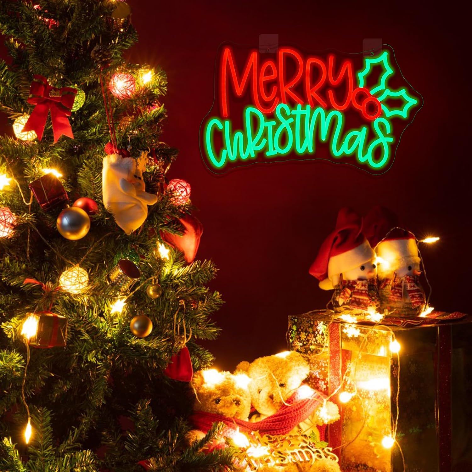Noel Kutlu Olsun Neon Tabelası - Neon Sign Party incelemesi ve fiyatı