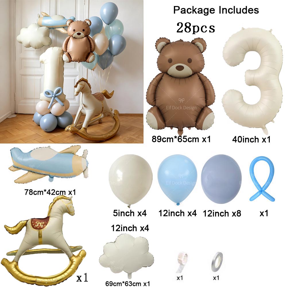 28 Adet 3D Truva Atı Balonu Ma - Event & Party Supply Photos incelemesi ve fiyatı