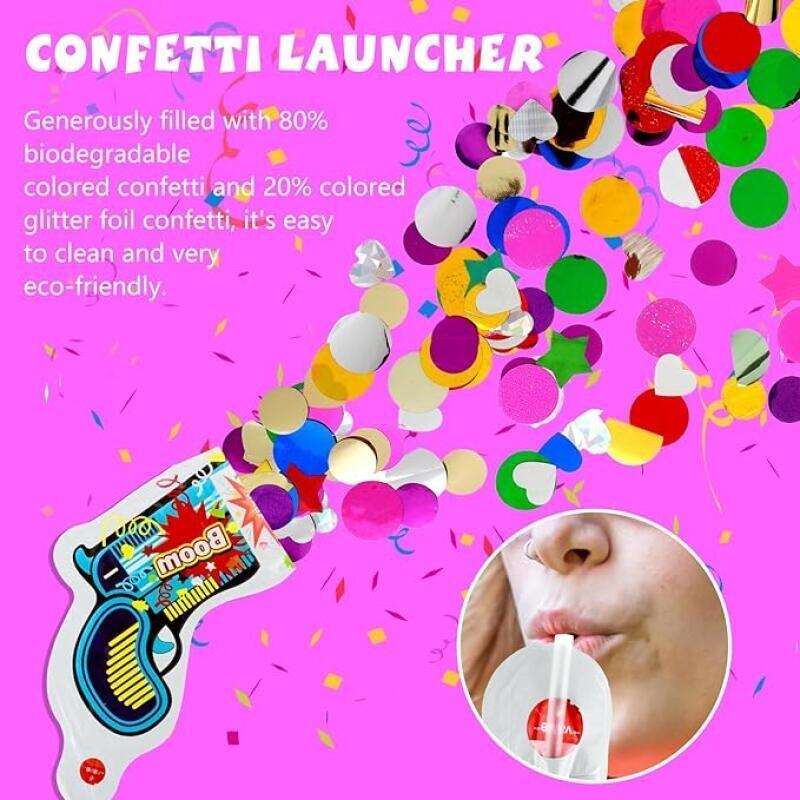 10 adet şişme bom konfeti popp - Confetti Cannon Tube incelemesi ve fiyatı