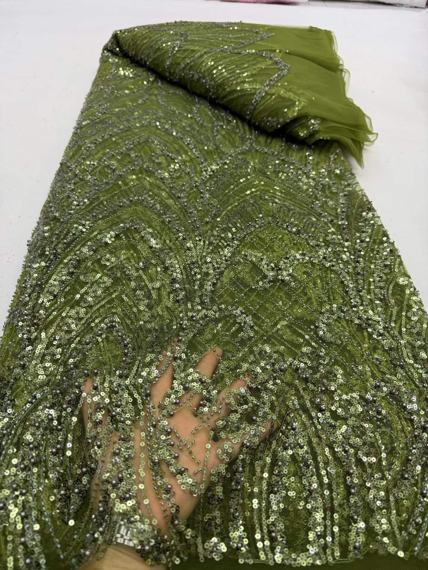 Lüks Afrika Dantel Kumaşı 2026 - Glitter Tablecloth incelemesi ve fiyatı